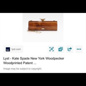 Kate Spade woodpecker handbag